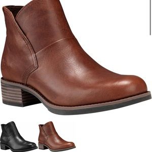 Timberland brown leather booties TIMBERLAND WOMEN'S BECKWITH CHELSEA